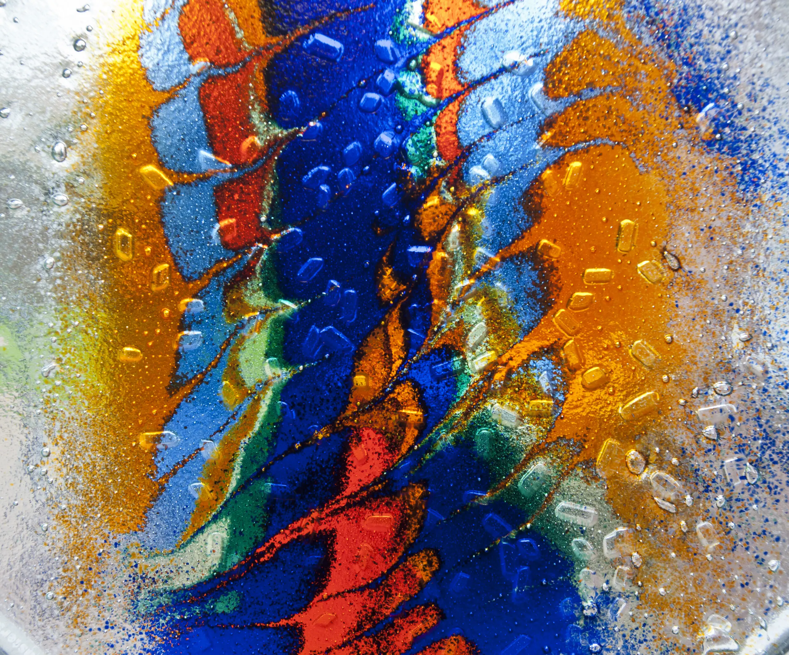 Wandbild (348) Glasfisch blue präsentiert: Abstrakt