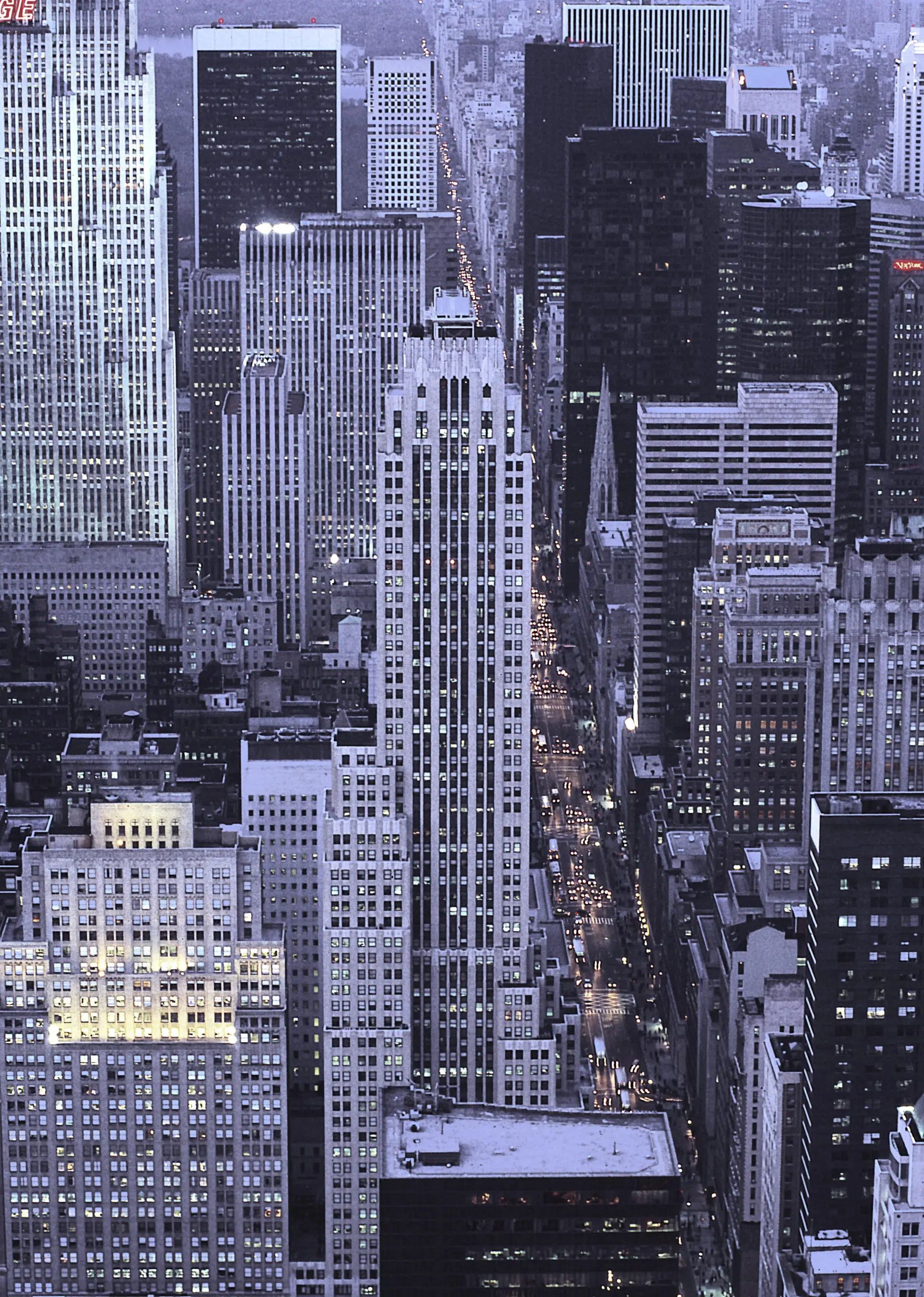 Wandbild (551) Manhattan Gorge präsentiert: Architektur,Skylines