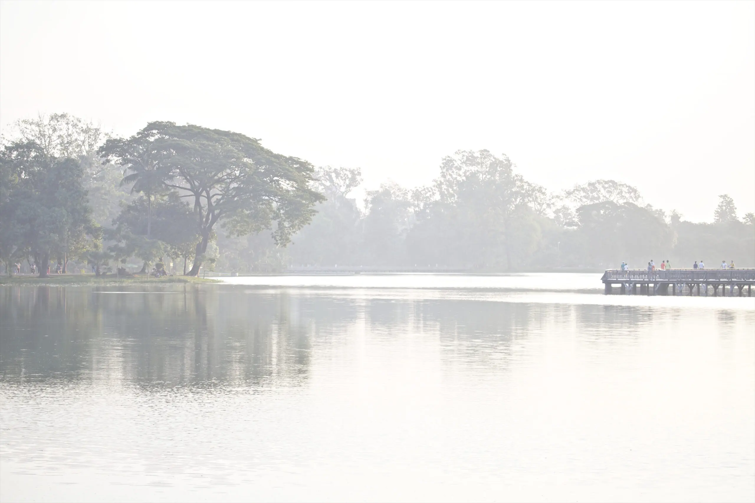 Wandbild (2349) Yangon Sunrise präsentiert: Wasser,Landschaften,Asien,Seen