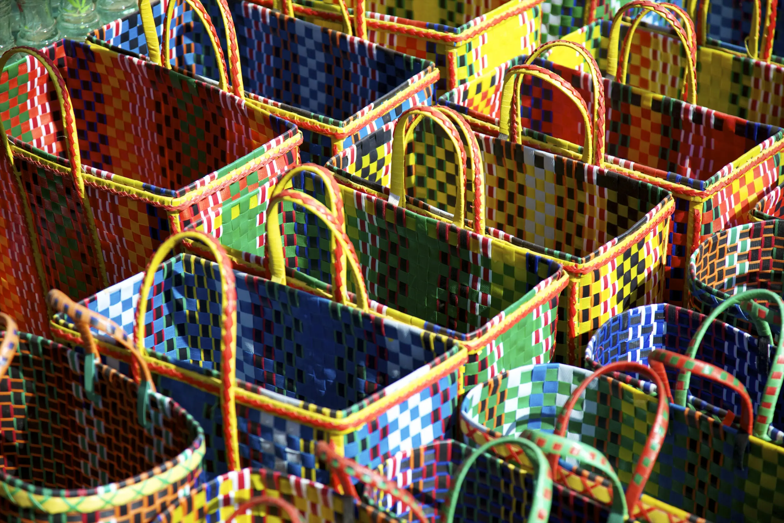 Wandbild (2398) Colorful Baskets präsentiert: Stillleben,Kreatives,Details und Strukturen,Modern,Sonstige Stillleben