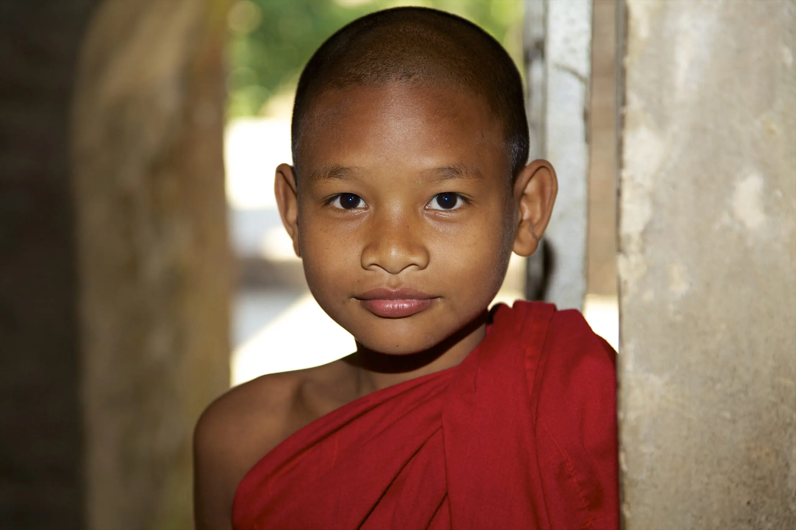 Wandbild (2555) The Young Monk präsentiert: Menschen,Kinder