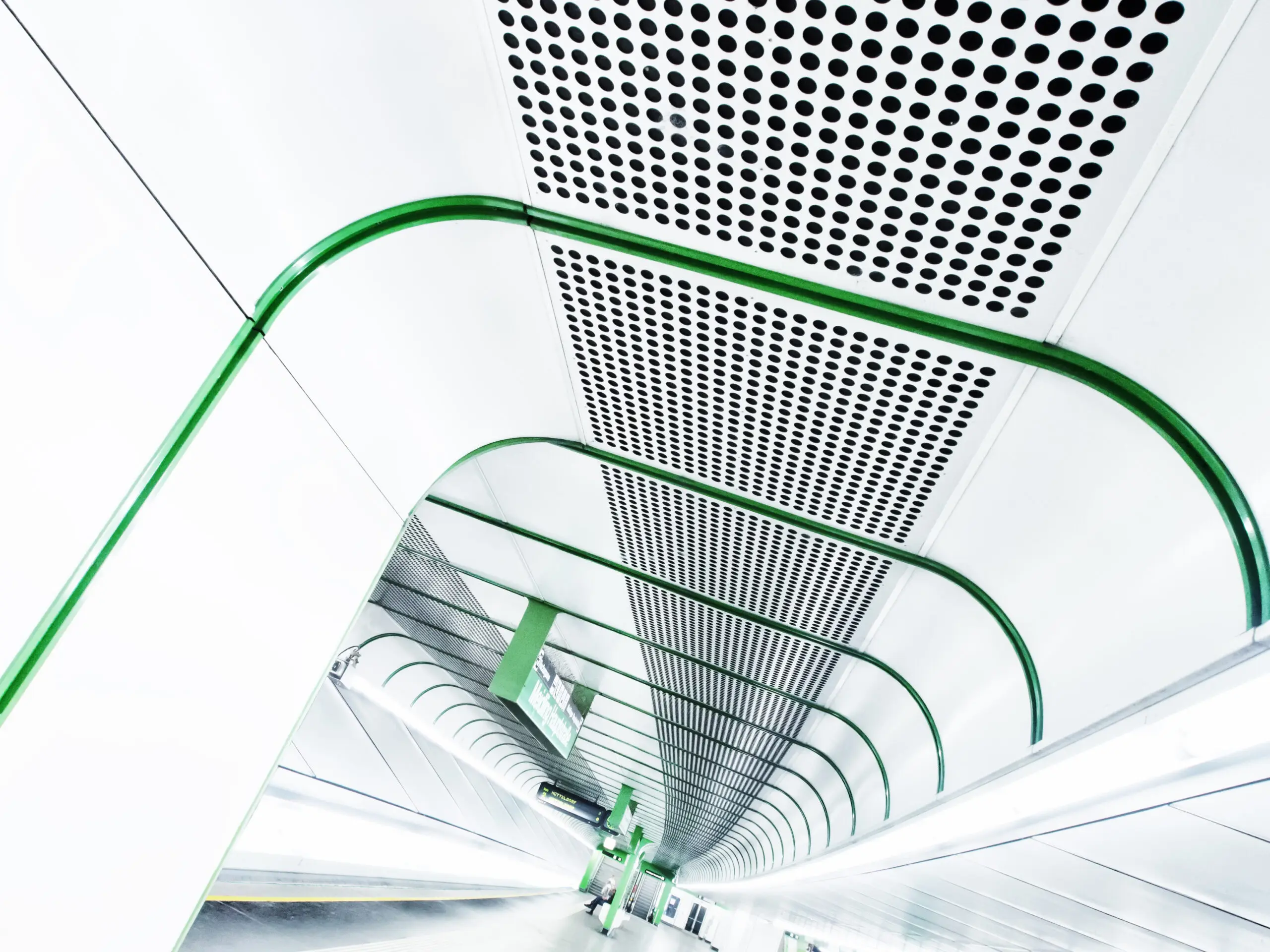 Wandbild (2929) Green Line präsentiert: Architektur,Detailaufnahmen