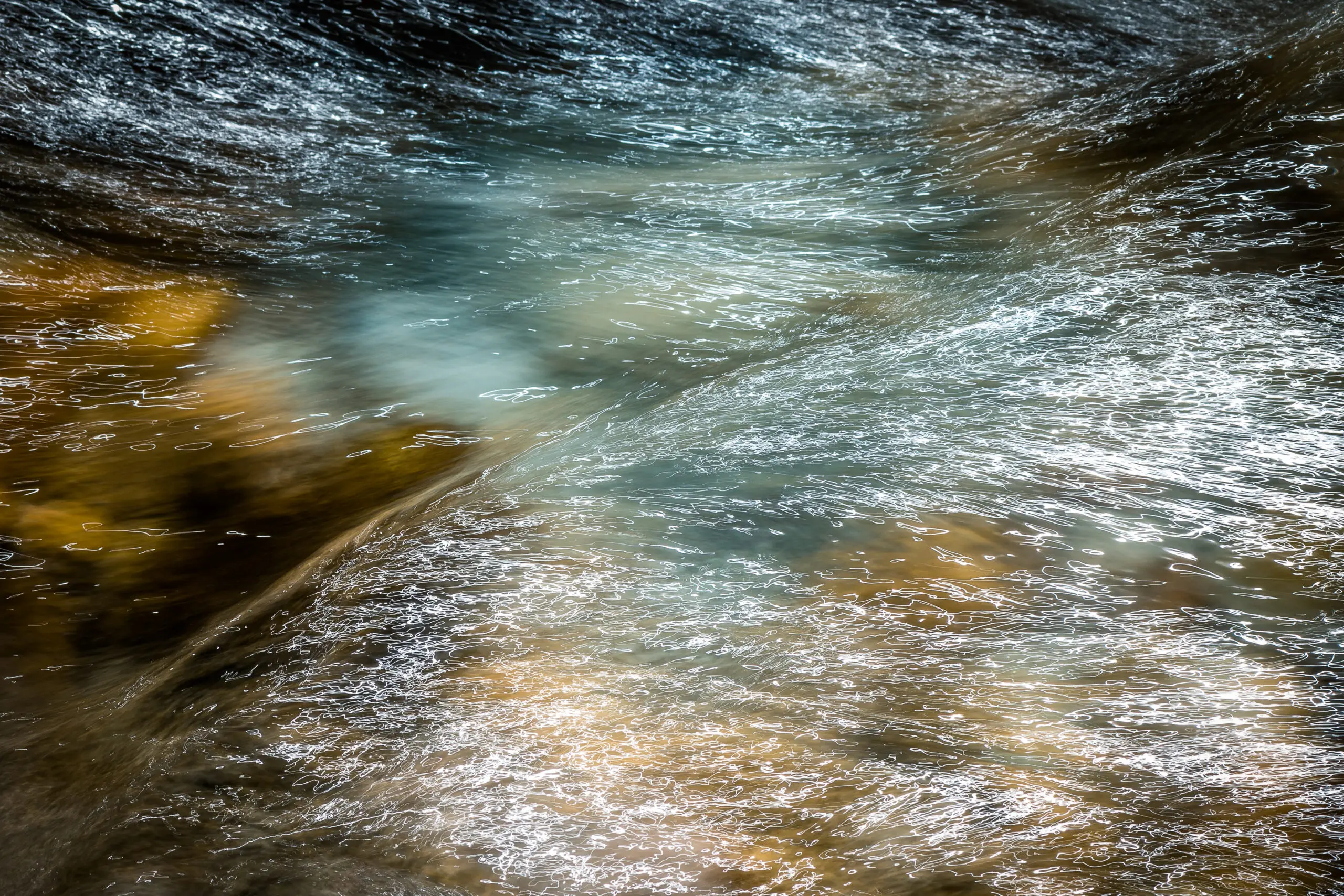 Wandbild (3522) Flusswelle 2 präsentiert: Abstrakt,Sonstige Naturdetails