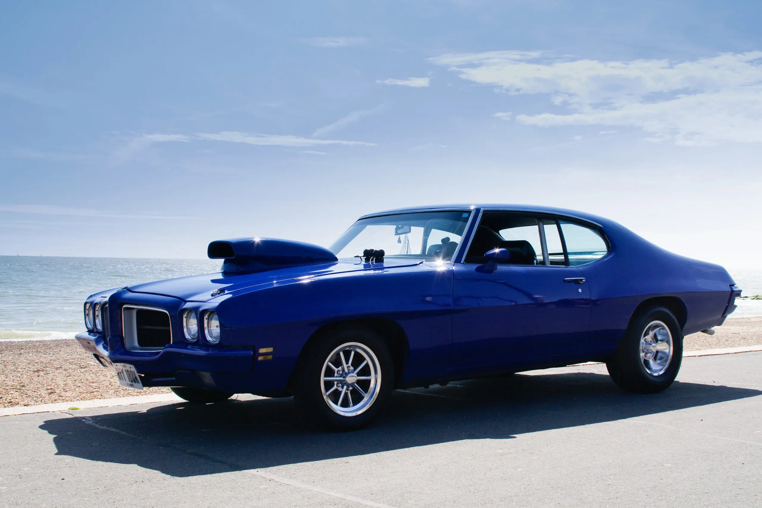 Wandbild (3710) blue Pontiac präsentiert: Technik,Auto