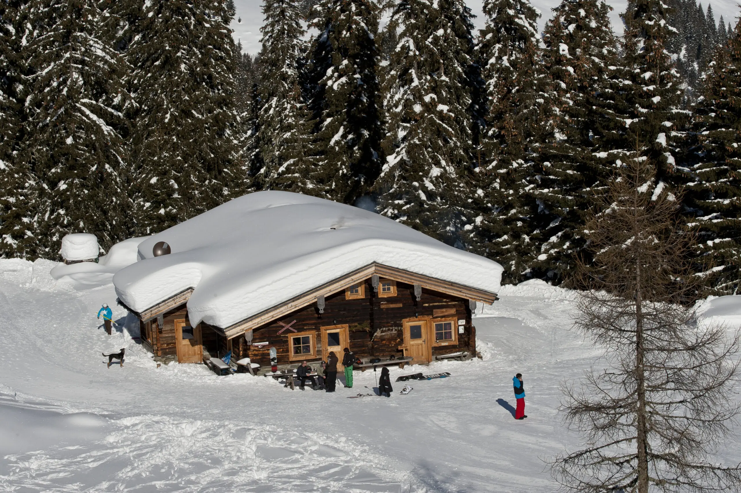 Wandbild (3625) Apreski präsentiert: Architektur,Berge