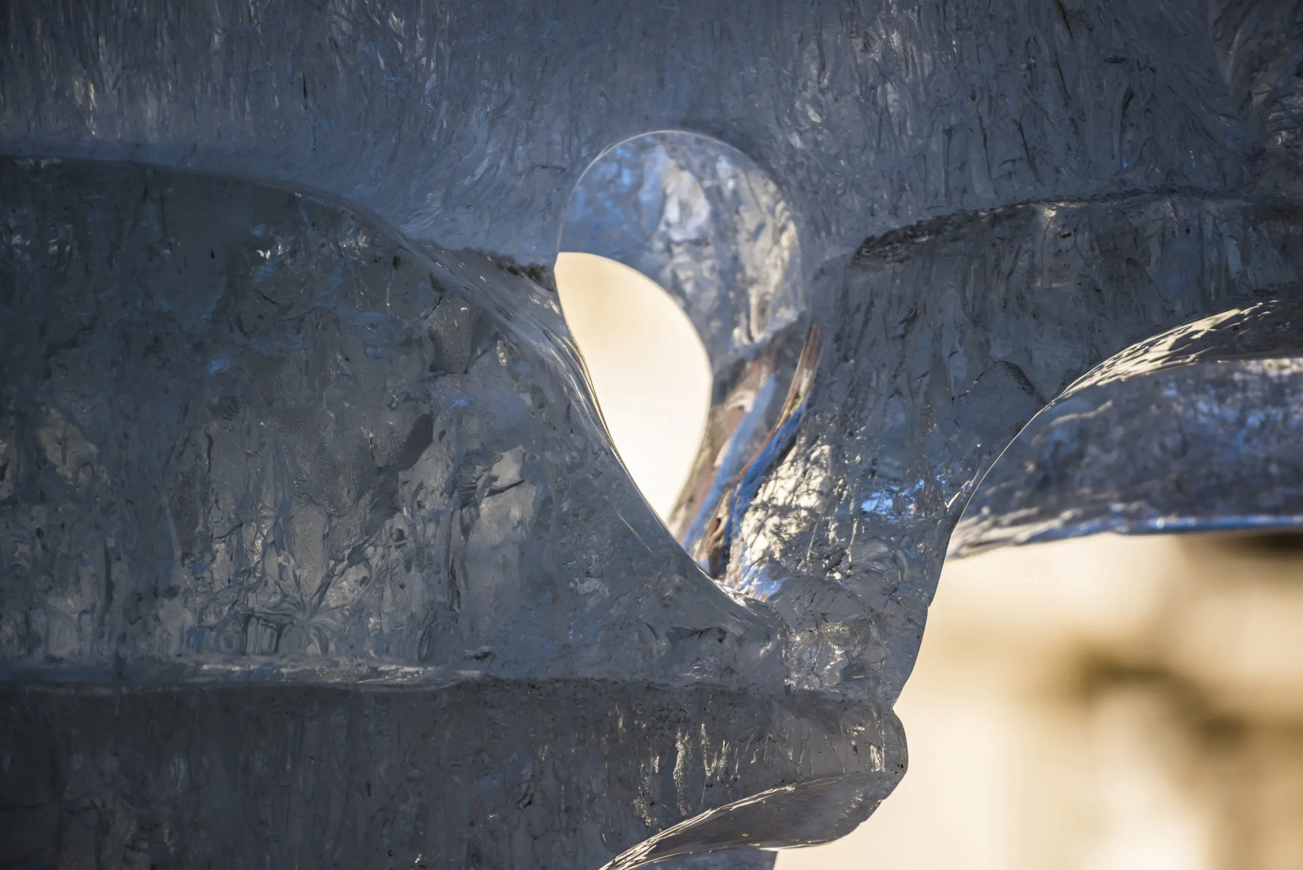 Wandbild (3719) Icy Sculpture präsentiert: Details und Strukturen,Abstrakt,Natur,Sonstige Naturdetails
