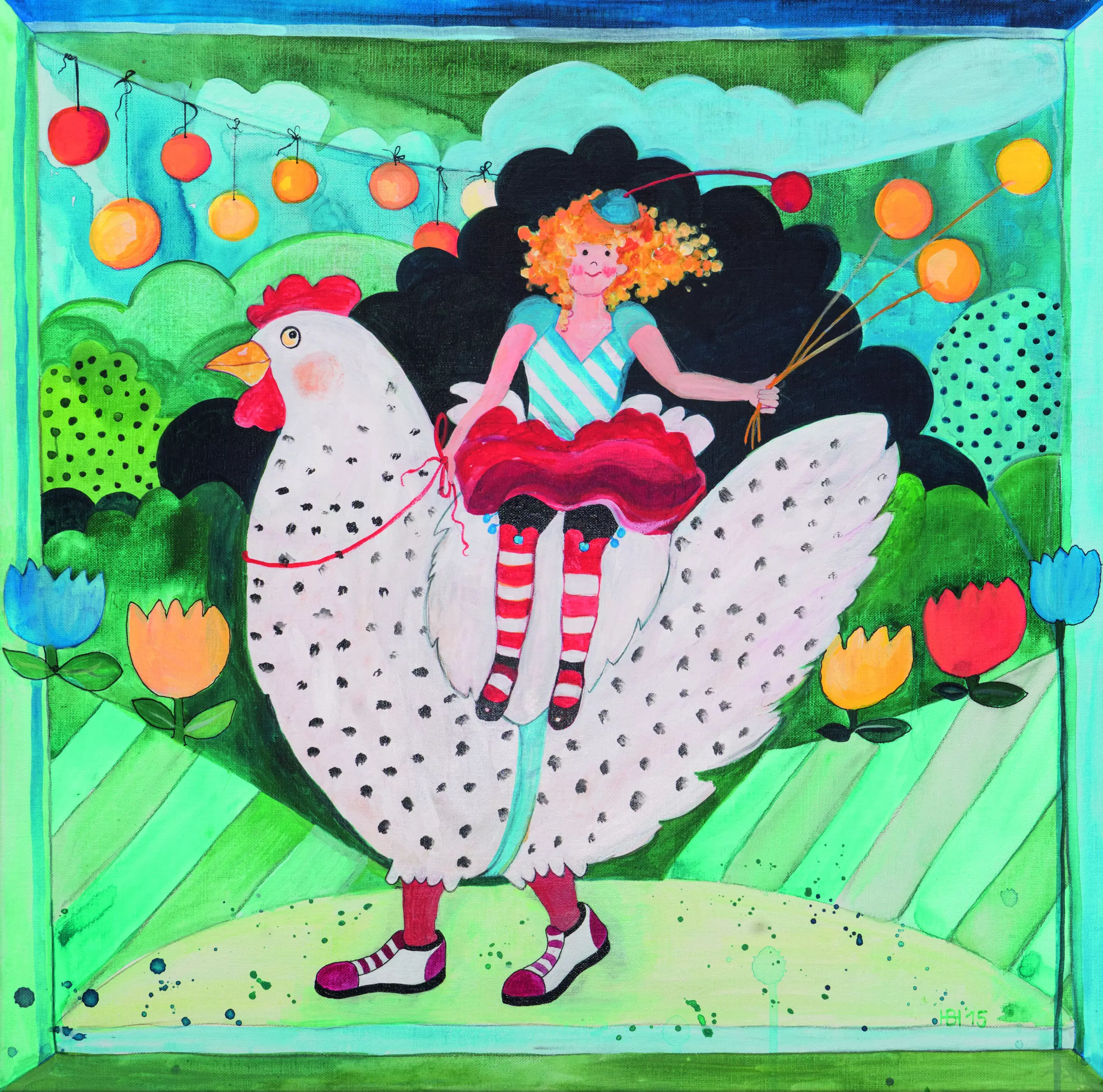 Wandbild (4479) Ella und das Hühnchen präsentiert: Kreatives,Sonstiges Kreatives
