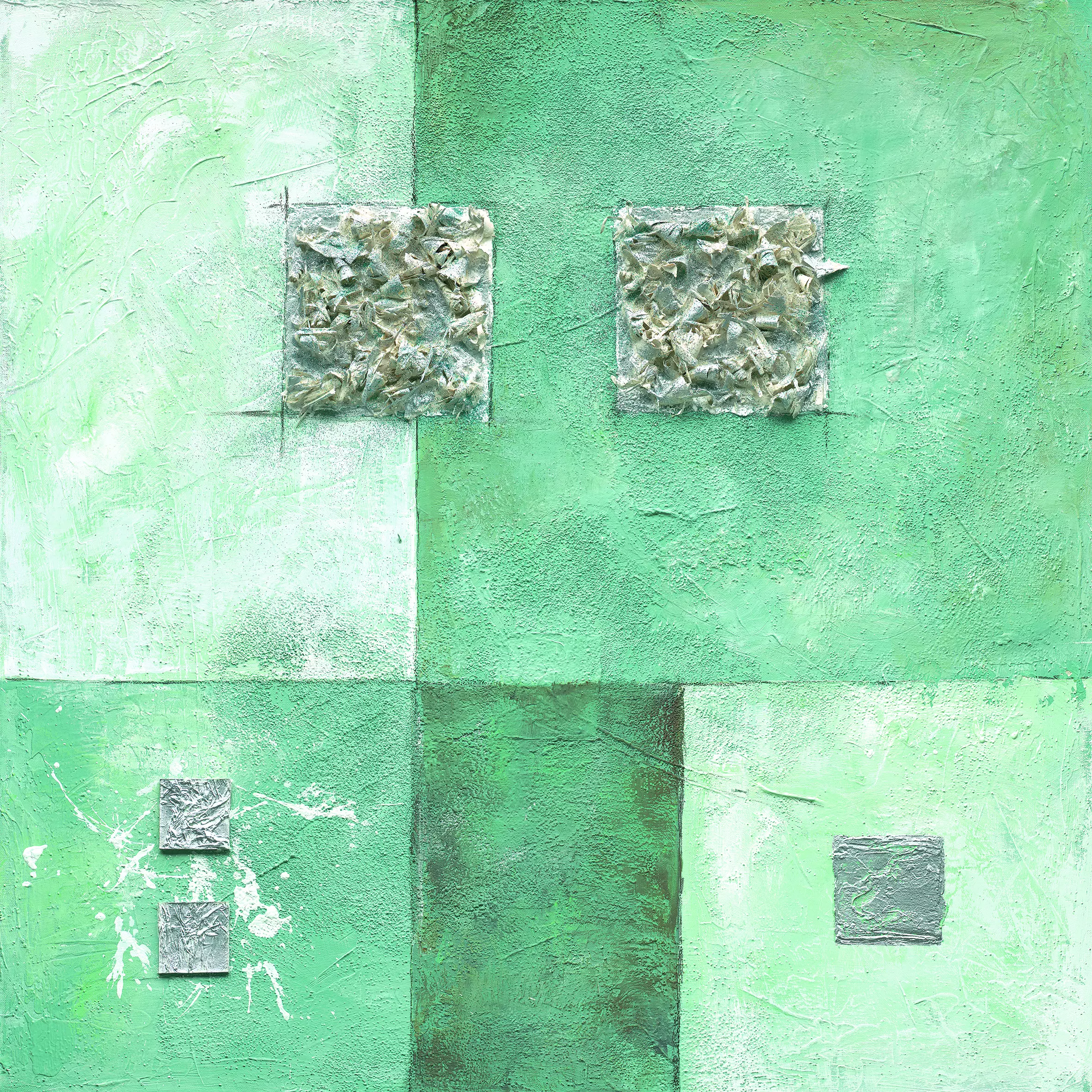 Wandbild (5009) Green Square Motion präsentiert: Kreatives,Abstrakt