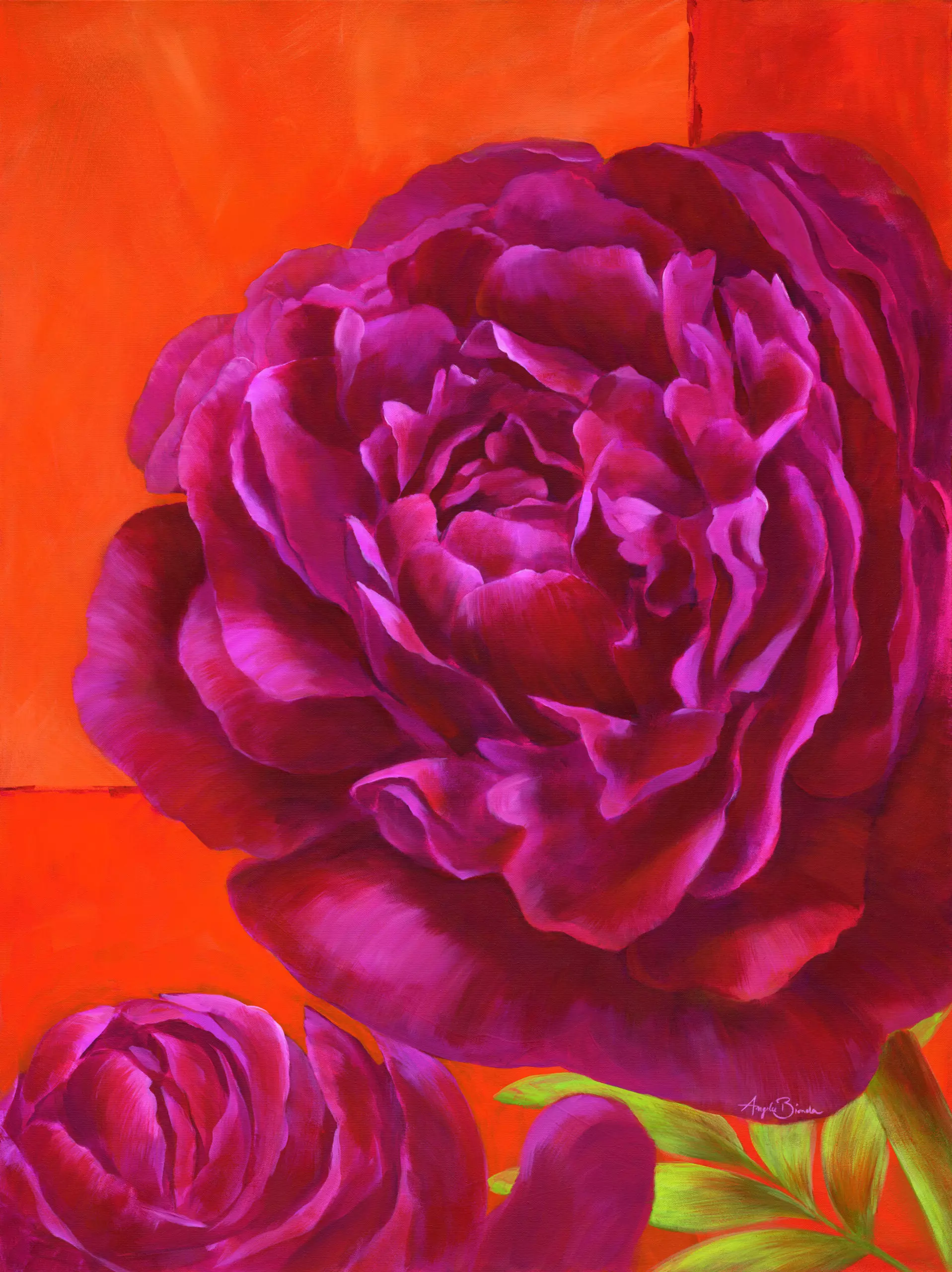 Wandbild (5012) Purple Peony präsentiert: Stillleben,Kreatives,Details und Strukturen,Natur,Blumen und Blüten,Makro,Floral,Modern