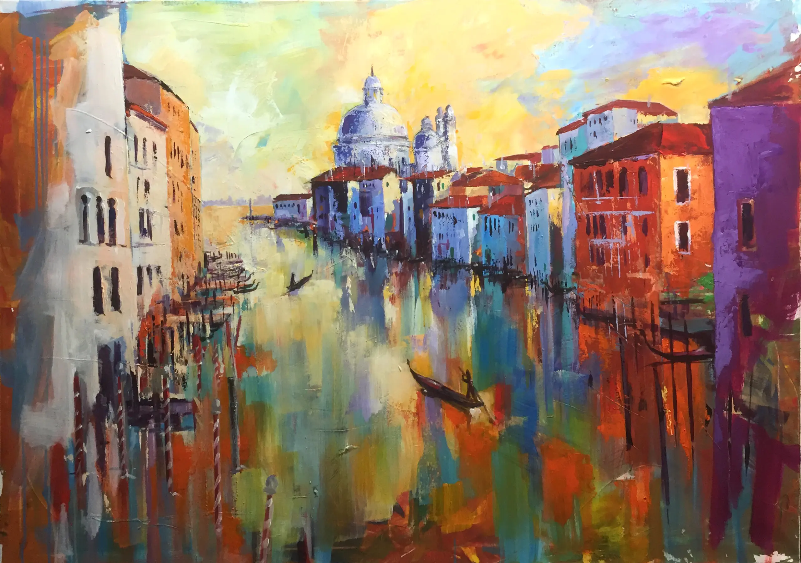 Wandbild (5547) Venice präsentiert: Kreatives,Architektur,Abstrakt,Brücke