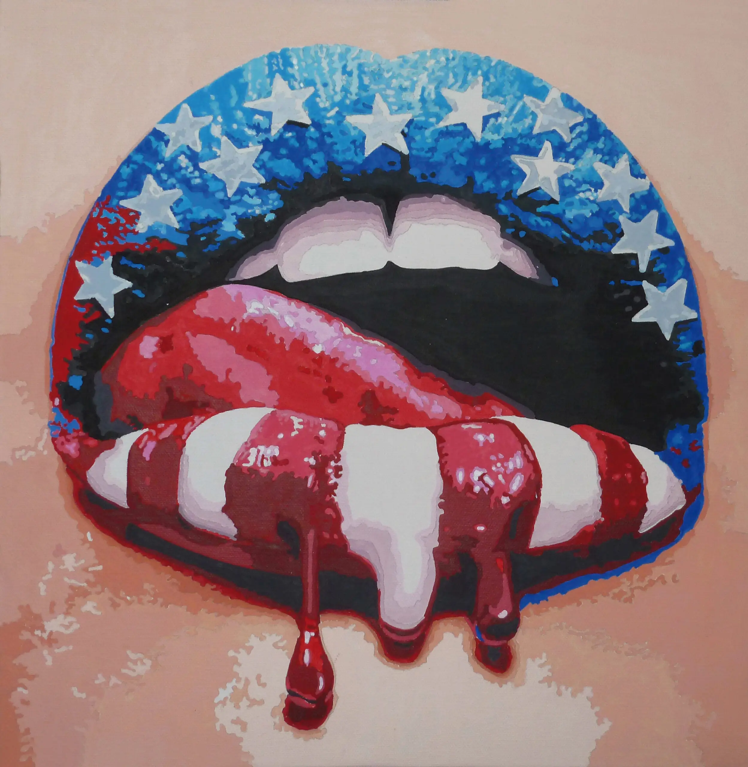 Wandbild (5777) Liberty Lips präsentiert: Menschen,Kreatives,Frauen