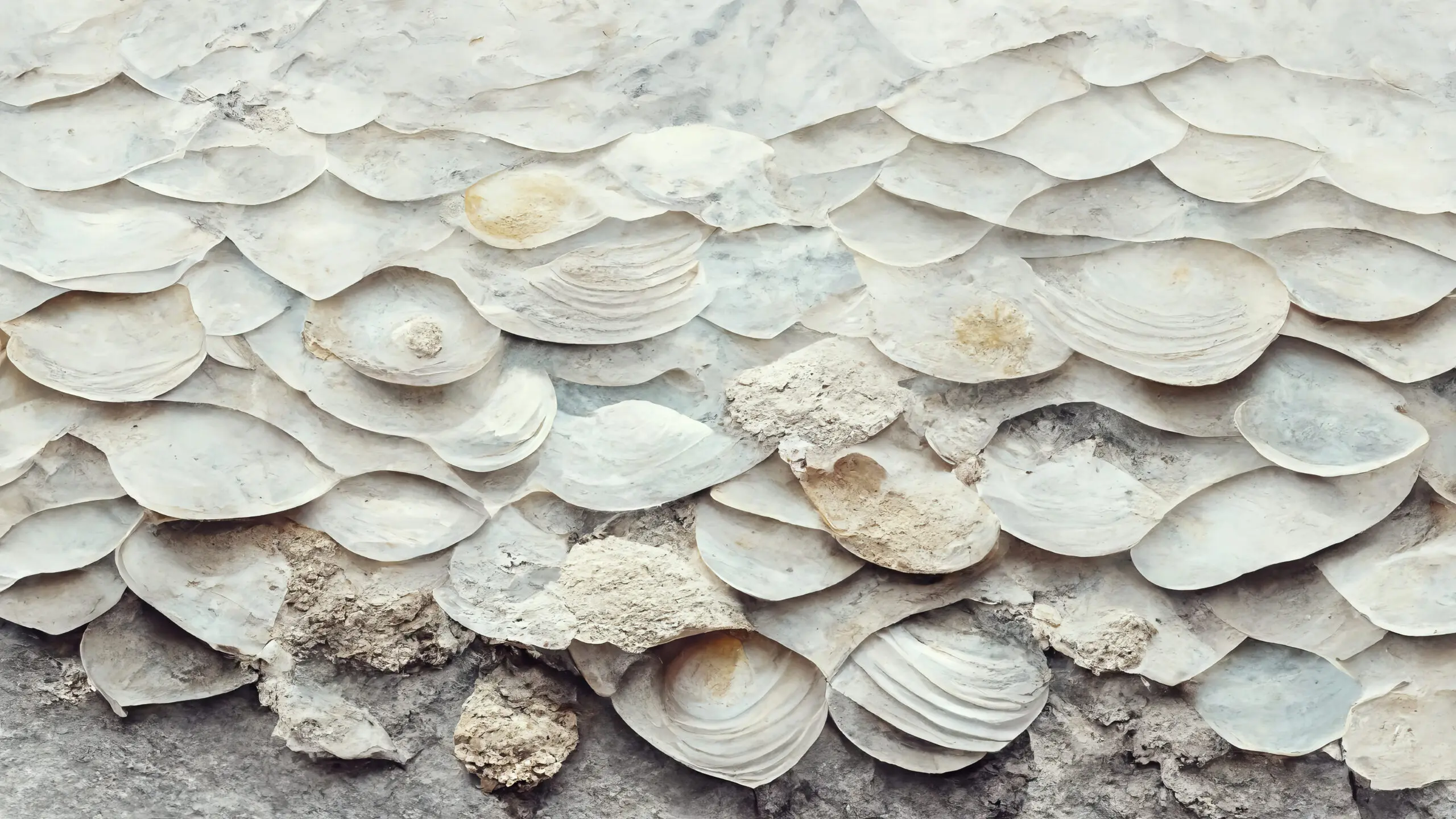 Wandbild (21961) Sea Shells Detail No 7 by Treechild präsentiert: Details und Strukturen,Abstrakt,Natur