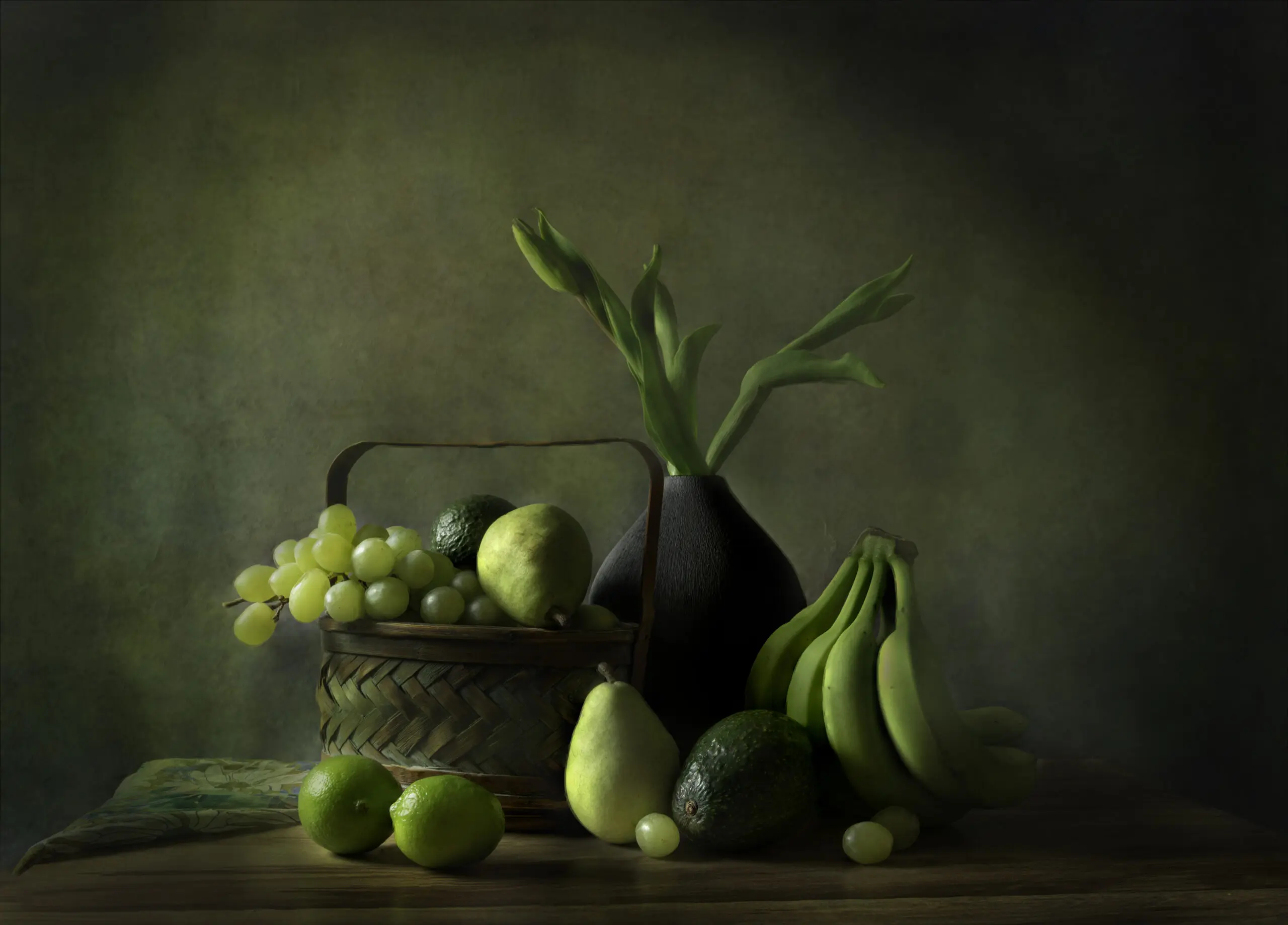 Wandbild (25558) Green Mood by Rong Wei präsentiert: Stillleben