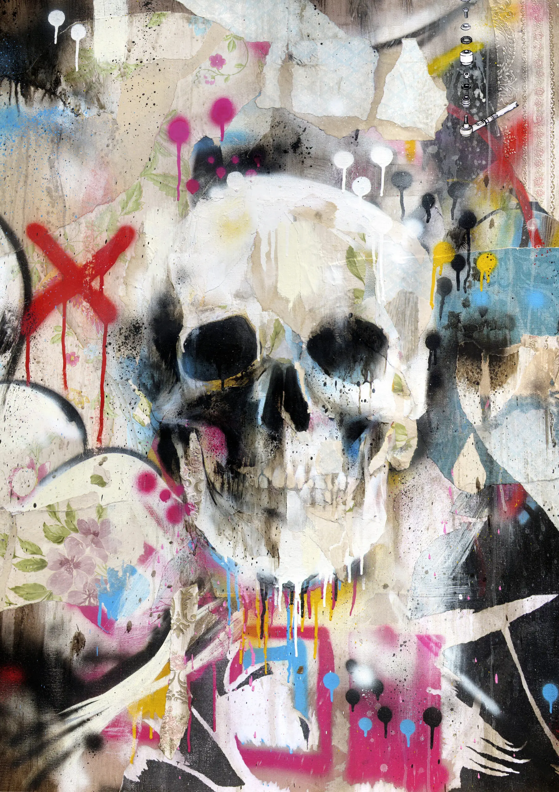 Wandbild (26275) Skull by Famous When Dead präsentiert: Kreatives